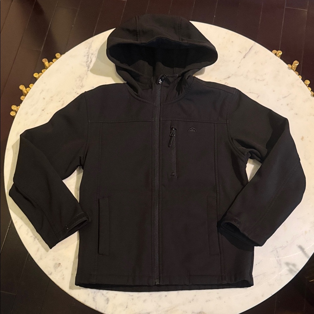Cozy Black Kids Hooded Sweatshirt